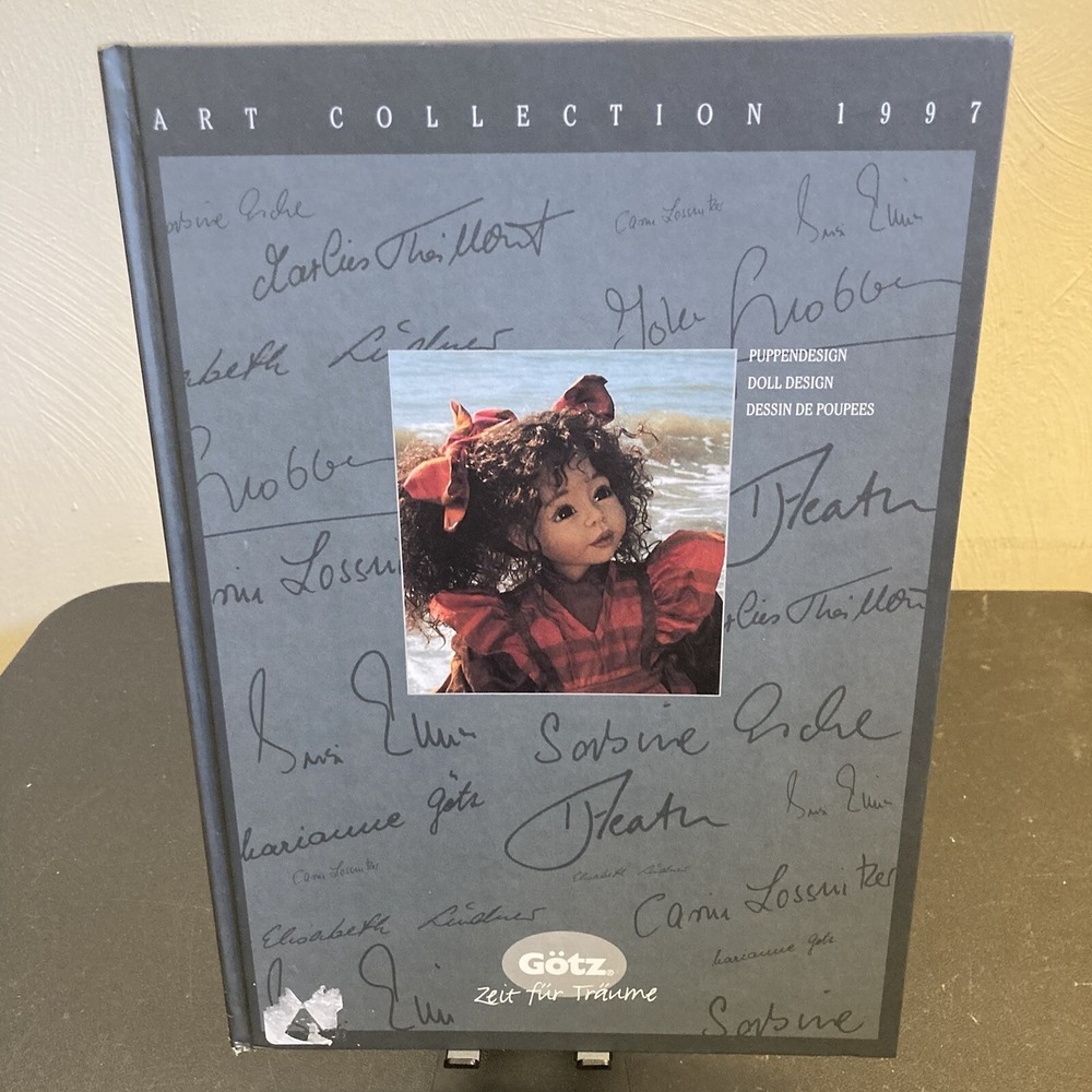 Gotz Art Collection 1997 Doll Design Book Hardcover Fashion Clothing Style